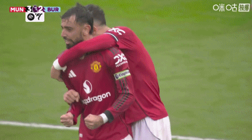 绝杀不容易！B费赛后怒吼+与队友拥抱，齐尔克泽与阿莫林庆祝